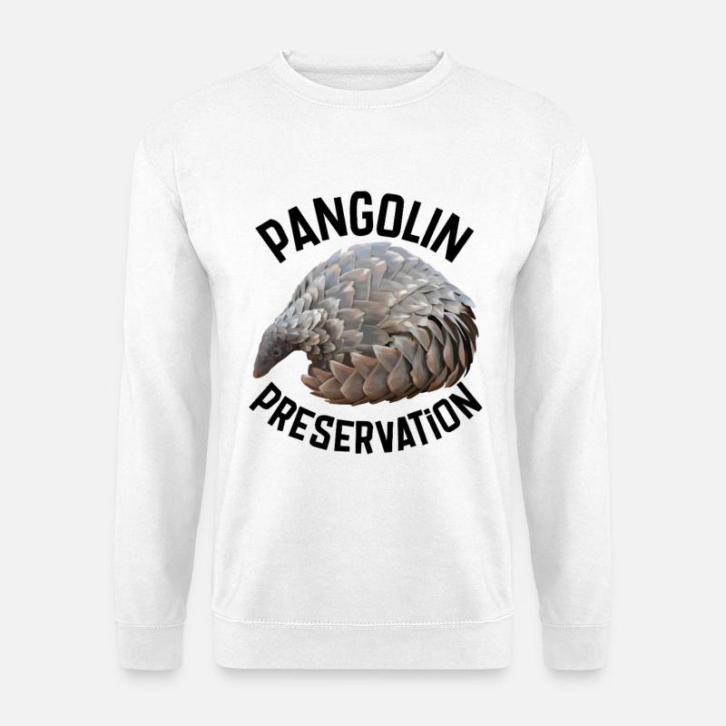 Pangolin Preservation - Unisex Sweatshirt - white