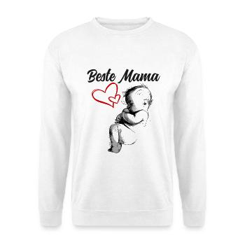 Meilleure maman - Sweat-shirt Unisexe - blanc - Devant
