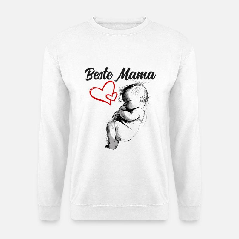 Beste Mama - Unisex Pullover - Weiß