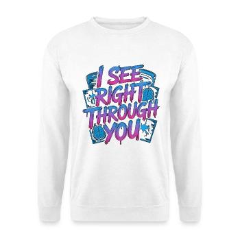 Technicien IRM : Je vois une image de résonance magnétique à droite - Sweat-shirt Unisexe - blanc - Devant