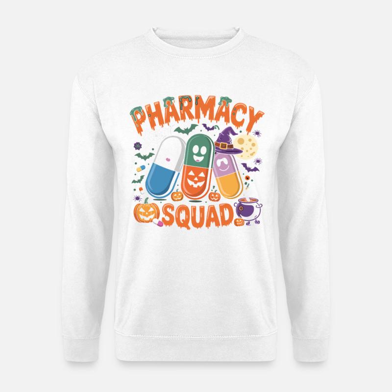 Pharma Halloween Squad - Unisex Pullover - Weiß