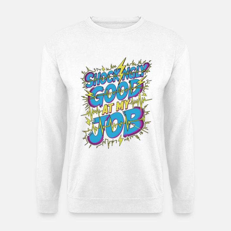 Cardiac Tech Shockingly Good Pacemaker Technician - Unisex Pullover - Weiß