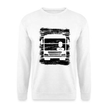 Busfahrer - Unisex Pullover - Weiß - Vorne