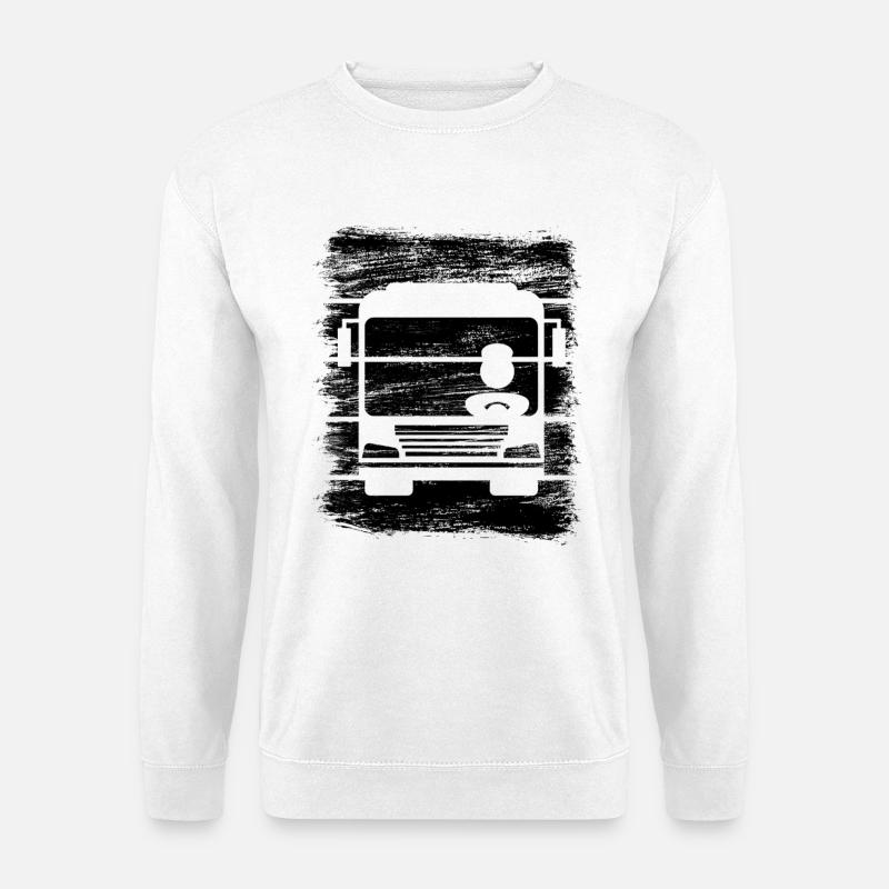 Busfahrer - Unisex Pullover - Weiß