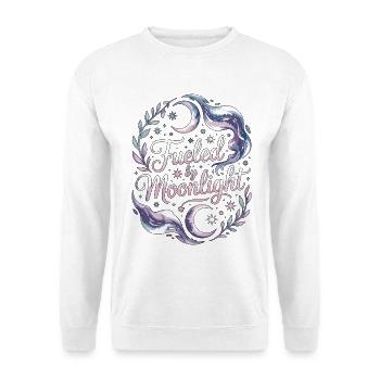 Witchcraft Fueled By Moonlight Sorcery Astrology - Unisex Sweatshirt - white - Front