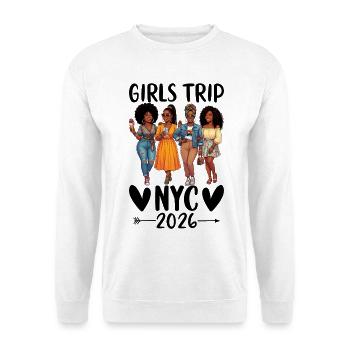 NYC Girls Trip 2026 - Unisex Pullover - Weiß - Vorne