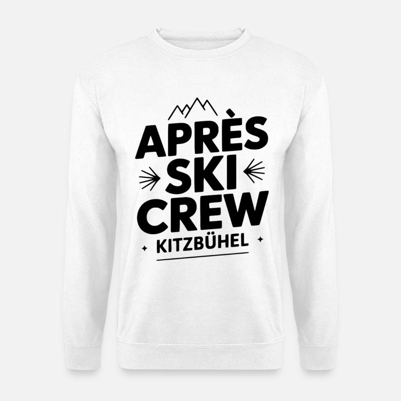 Après-ski Kitzbühel - Unisex Sweatshirt - white