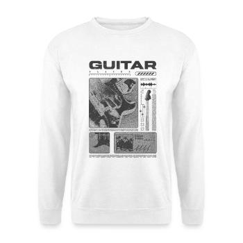 Guitariste Guitariste Rock Musicien streetwear - Sweat-shirt Unisexe - blanc - Devant