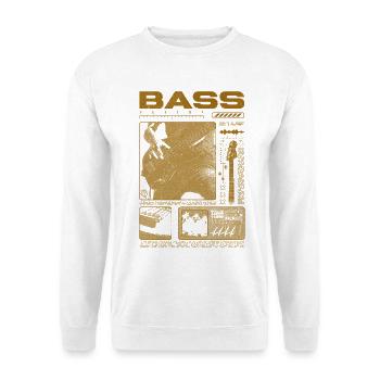 Bass Guitar Lover Bass Player Streetwear - Unisex Sweatshirt - white - Front