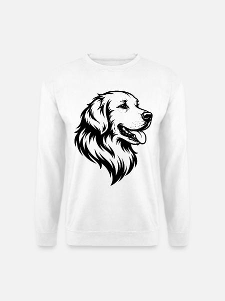 Golden Retriever - Unisex Sweatshirt - white
