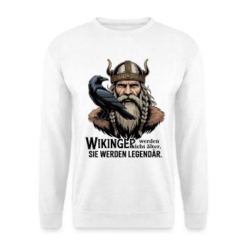 Légende viking viking marin Odin Raven Fighter - Sweat-shirt Unisexe - blanc - Devant