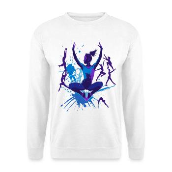 Gymnastics Gymnastics Acrobatics Artistic Gymnastics - Unisex Sweatshirt - white - Front