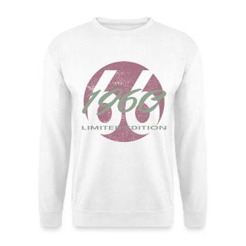 66th Birthday 1960 Gift for Men and Women - Unisex Sweatshirt - white - Front