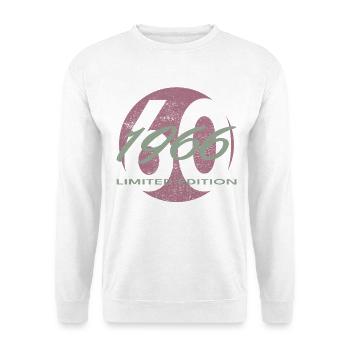 60e anniversaire 1966 cadeau pour hommes et femmes - Sweat-shirt Unisexe - blanc - Devant