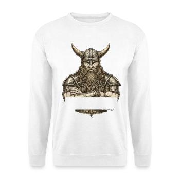 Légende viking viking marin Odin Raven Fighter - Sweat-shirt Unisexe - blanc - Devant