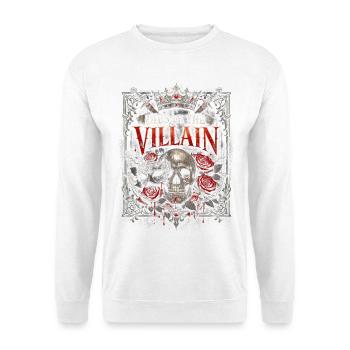 Dark Romance Booktok Dibs On The Villain - Unisex Sweatshirt - white - Front