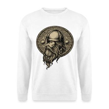 Légende viking viking marin Odin Raven Fighter - Sweat-shirt Unisexe - blanc - Devant