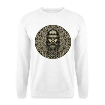 Légende viking viking marin Odin Raven Fighter - Sweat-shirt Unisexe - blanc - Devant