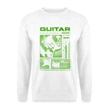 Guitariste Guitariste Rock Musicien streetwear - Sweat-shirt Unisexe - blanc - Devant