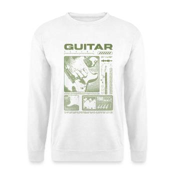 Guitariste Guitariste Rock Musicien streetwear - Sweat-shirt Unisexe - blanc - Devant