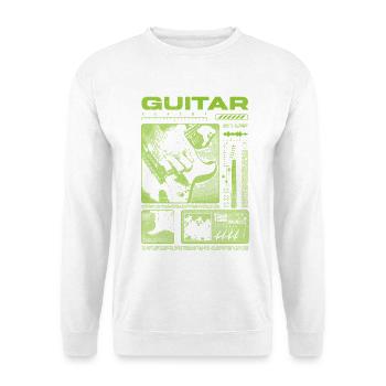 Guitariste Guitariste Rock Musicien streetwear - Sweat-shirt Unisexe - blanc - Devant