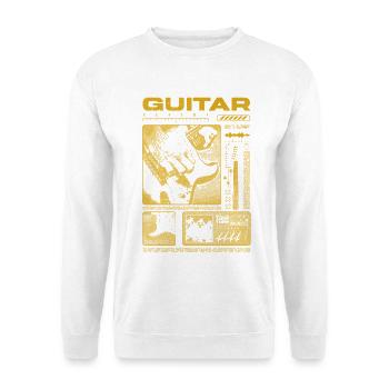 Guitariste Guitariste Rock Musicien streetwear - Sweat-shirt Unisexe - blanc - Devant