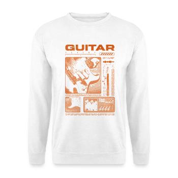 Guitariste Guitariste Rock Musicien streetwear - Sweat-shirt Unisexe - blanc - Devant