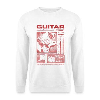 Guitariste Guitariste Rock Musicien streetwear - Sweat-shirt Unisexe - blanc - Devant