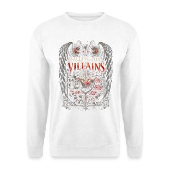 Romance sombre Booktok amoureux du méchant - Sweat-shirt Unisexe - blanc - Devant