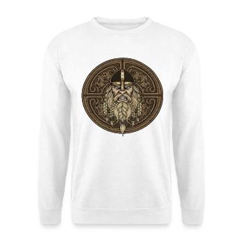 Légende viking viking marin Odin Raven Fighter - Sweat-shirt Unisexe - blanc - Devant