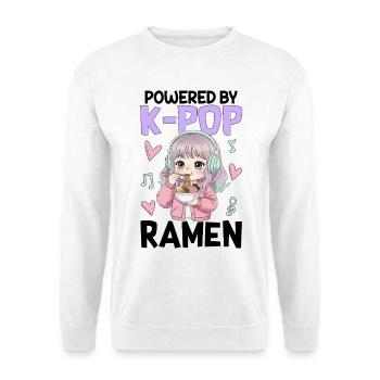 Powered By K-Pop Ramen - Unisex Sweatshirt - white - Front
