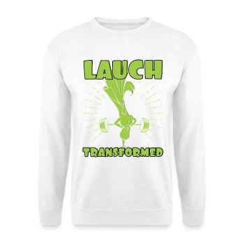 Gewichtheber LAUCH TRANSFORMED Lustiges - Unisex Pullover - Weiß - Vorne