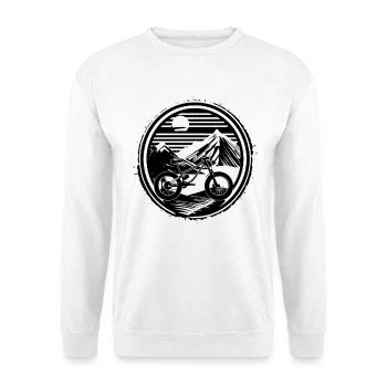 Vtt - Sweat-shirt Unisexe - blanc - Devant