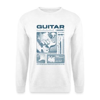 Guitariste Guitariste Rock Musicien streetwear - Sweat-shirt Unisexe - blanc - Devant