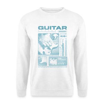 Guitariste Guitariste Rock Musicien streetwear - Sweat-shirt Unisexe - blanc - Devant