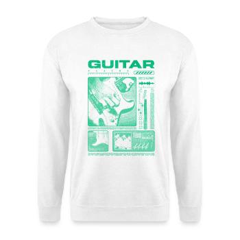 Guitariste Guitariste Rock Musicien streetwear - Sweat-shirt Unisexe - blanc - Devant