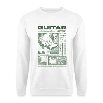 Guitariste Guitariste Rock Musicien streetwear - Sweat-shirt Unisexe - blanc - Devant