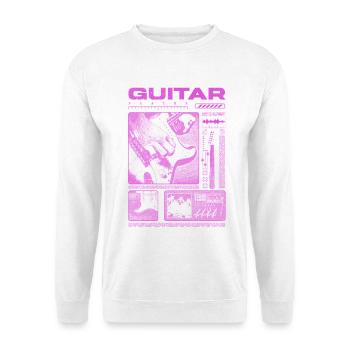 Guitar Player Rock Guitarist Streetwear Musician - Unisex Sweatshirt - white - Front