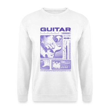 Guitariste Guitariste Rock Musicien streetwear - Sweat-shirt Unisexe - blanc - Devant