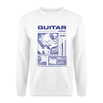 Guitariste Guitariste Rock Musicien streetwear - Sweat-shirt Unisexe - blanc - Devant