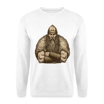 Légende viking viking marin Odin Raven Fighter - Sweat-shirt Unisexe - blanc - Devant