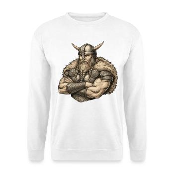 Légende viking viking marin Odin Raven Fighter - Sweat-shirt Unisexe - blanc - Devant