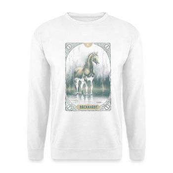 Créatures mythologiques de Bäckahäst - Sweat-shirt Unisexe - blanc - Devant