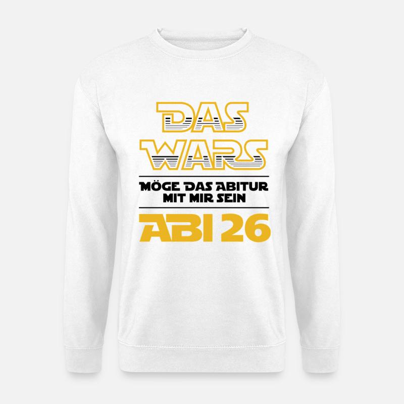 Das Wars | Abi 2026 - Abitur - Geschenk - Unisex Pullover - Weiß