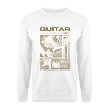 Guitariste Guitariste Rock Musicien streetwear - Sweat-shirt Unisexe - blanc - Devant