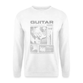Guitariste Guitariste Rock Musicien streetwear - Sweat-shirt Unisexe - blanc - Devant