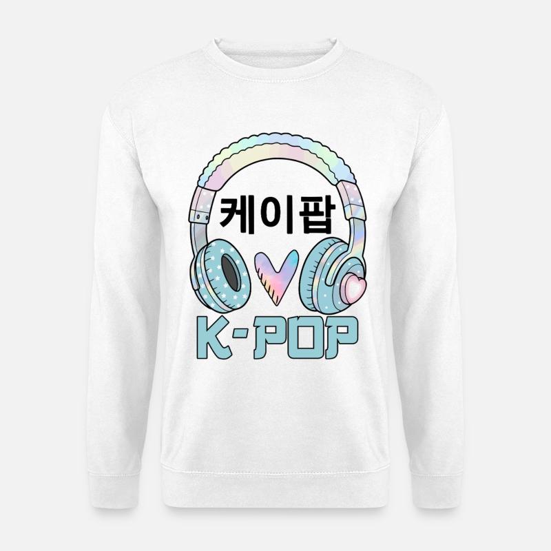 K Pop 케이팝 - Unisex Pullover - Weiß