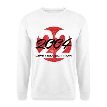 22e anniversaire 2004 cadeau pour hommes et femmes - Sweat-shirt Unisexe - blanc - Devant