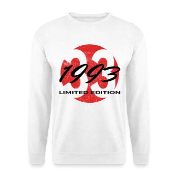 33e anniversaire 1993 cadeau pour hommes et femmes - Sweat-shirt Unisexe - blanc - Devant