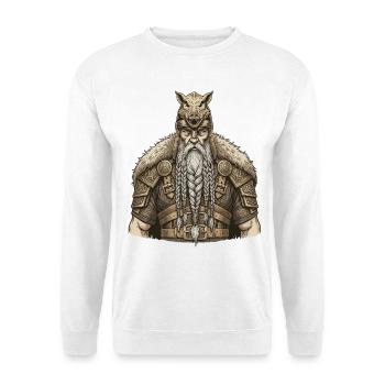 Légende viking viking marin Odin Raven Fighter - Sweat-shirt Unisexe - blanc - Devant